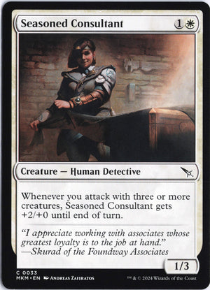 Seasoned Consultant C Murders at Karlov Manor 33 NM