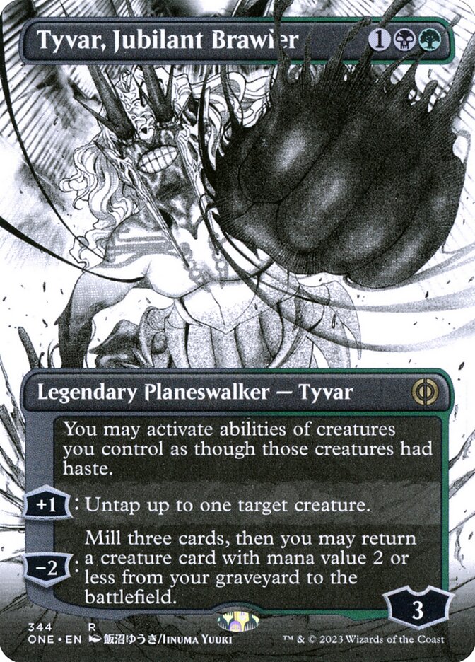 Tyvar, Jubilant Brawler - Phyrexia: All Will Be One #344