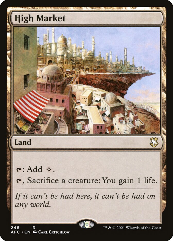 High Market - Forgotten Realms Commander #246
