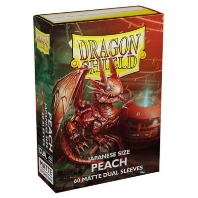 Dragon Shield: Dual Matte Peach - Card Sleeves 100 ct