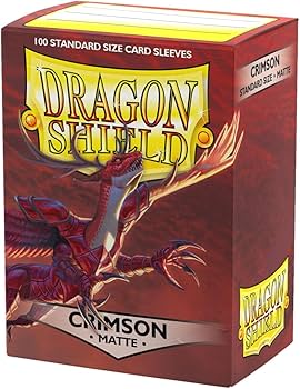 Dragon Shield:  Matte Crimson - 100 Ct. Box