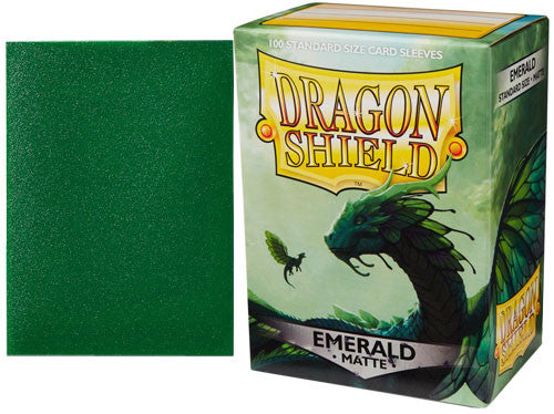 Dragon Shield: Matte Emerald - 100 Ct. Box