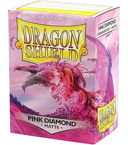 Dragon Shield: Matte Pink Diamond Sleeves - 100 Pack