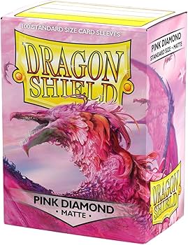 Dragon Shield: Matte Pink Diamond Sleeves - 100 Pack