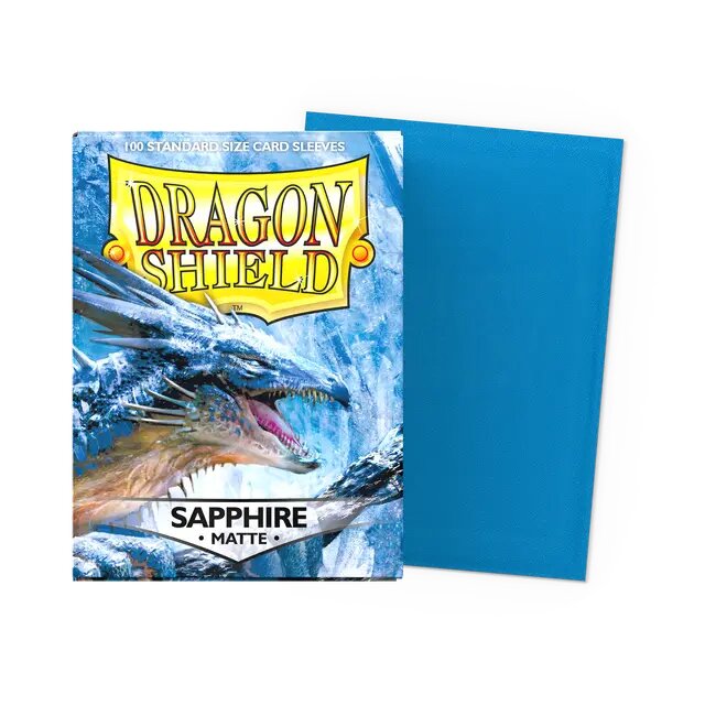 Dragon Shield: Matte Sapphire - 100 Pack
