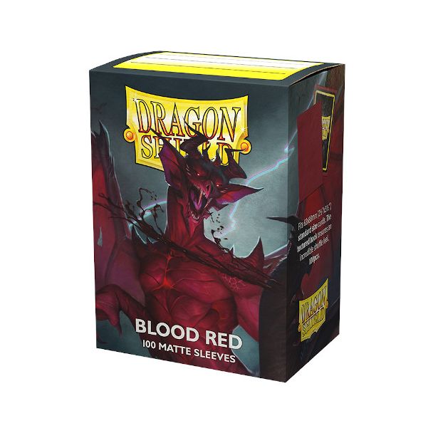 Dragon Shield: Matte Sleeves 100pk - Blood Red
