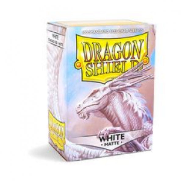 Dragon Shield: Matte White - 100 Ct. Box