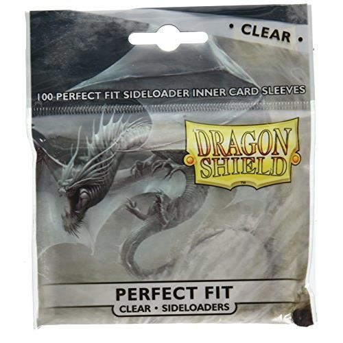 Dragon Shield: Perfect Fit Sleeves Clear Side loading 100-Pack