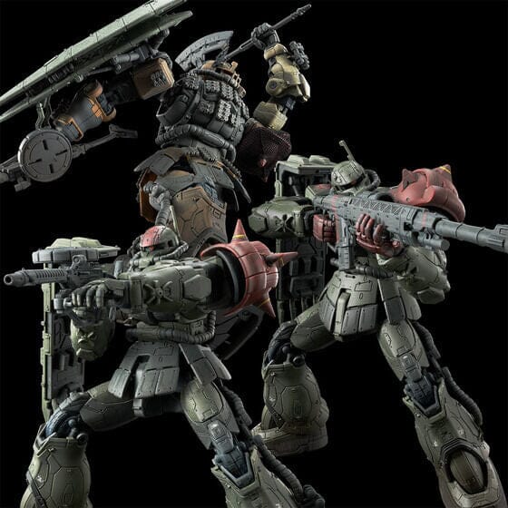 Bandai Gundam:  Zaku II F Type Solari HG 1/144 Model Kit Pack of 1