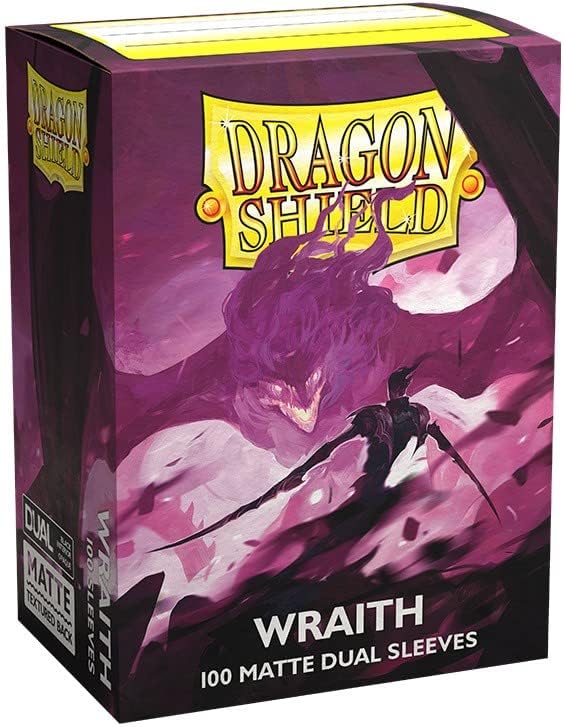 Dragon Shield: Dual Matte Wraith Purple Sleeves, 100-Pack