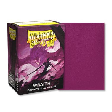 Dragon Shield: Dual Matte Wraith Purple Sleeves, 100-Pack
