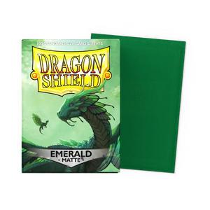 Dragon Shield: Emerald (100) - Matte