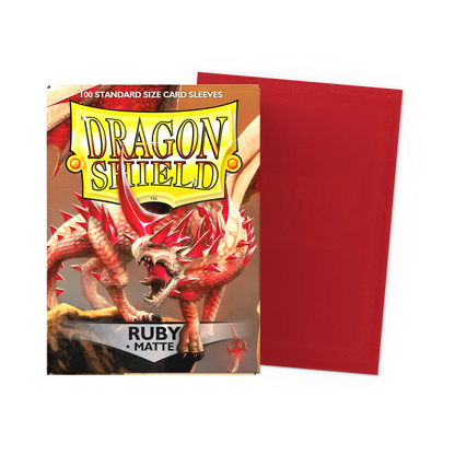 Dragon Shield: Ruby (100) - Matte