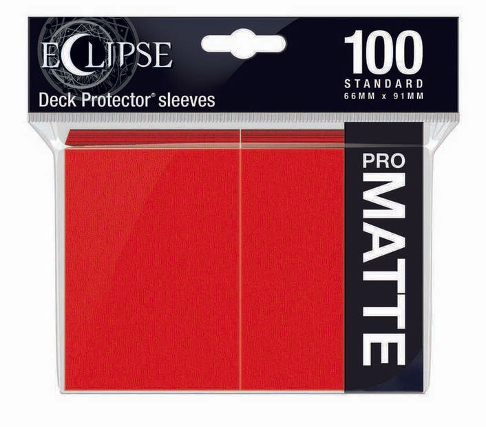 Ultra Pro Deck Protector Sleeves Eclipse Matte Apple Red