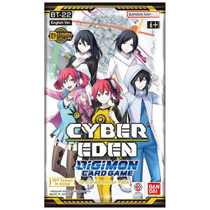 Bandai Digimon Card Game: BT-22 Cyber Eden Booster Pack