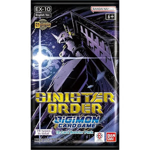 Bandai Digimon Card Game: EX-10 Sinister Order Booster Pack