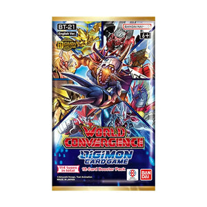 Bandai Digimon Card Game: BT-21 World Convergence Booster Pack