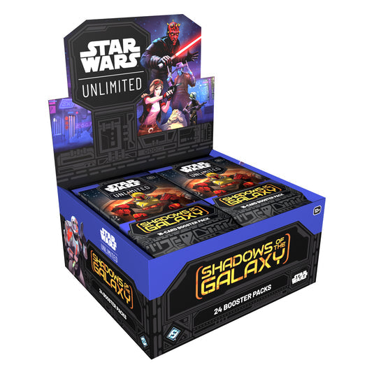 Star Wars: Unlimited Shadows of the Galaxy Booster Box, Pack of 24