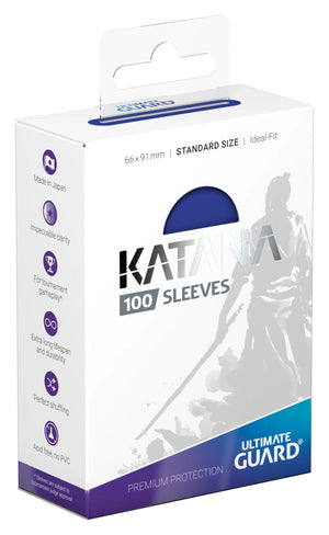 Ultra Guard: Katana Sleeves (100) - Blue