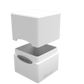 Ultra Pro: Pro Cube Deck Box Satin - White