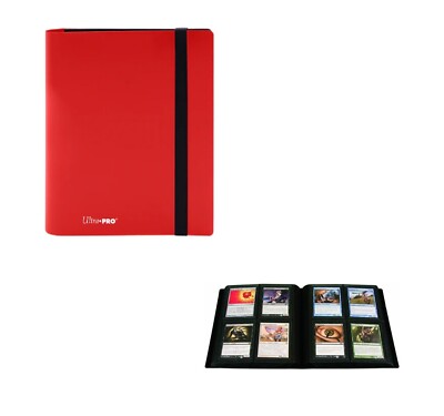 Ultra Pro: 12 Pocket PRO Eclipse Binder, Apple Red