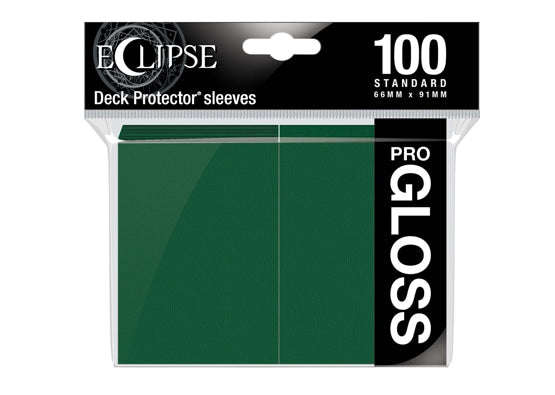 Ultra Pro: Eclipse Gloss Deck Protector, Forest Green - 100 ct
