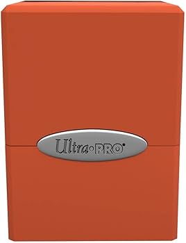 Ultra Pro: Satin Cube Deck Box, Pumpkin Orange