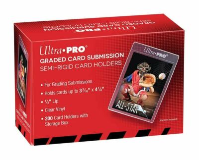 Ultra Pro: Semi-Rigid Card Holders 1/2" Lip 200ct