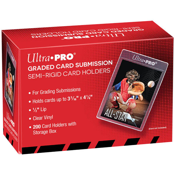 Ultra Pro: Semi-Rigid Card Holders 1/2" Lip 200ct