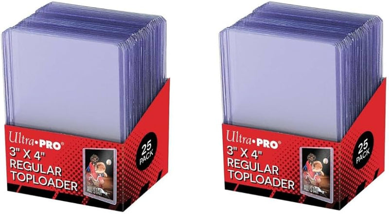 Ultra Pro: Top loaders 3x4 Inch Clear 25 Pack