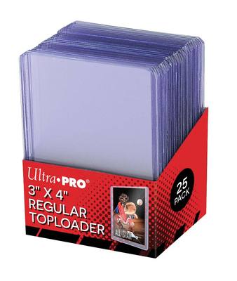Ultra Pro: Top loaders 3x4 Inch Clear 25 Pack