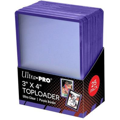 Ultra Pro: Top loaders 3x4 Inch Clear 25 Pack