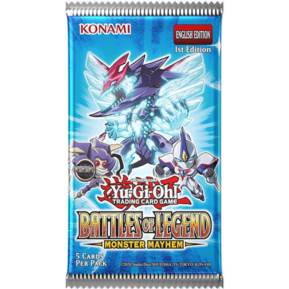 Yu-Gi-Oh!: Battles of Legend - Monster Mayhem Booster Pack [1st Edition]