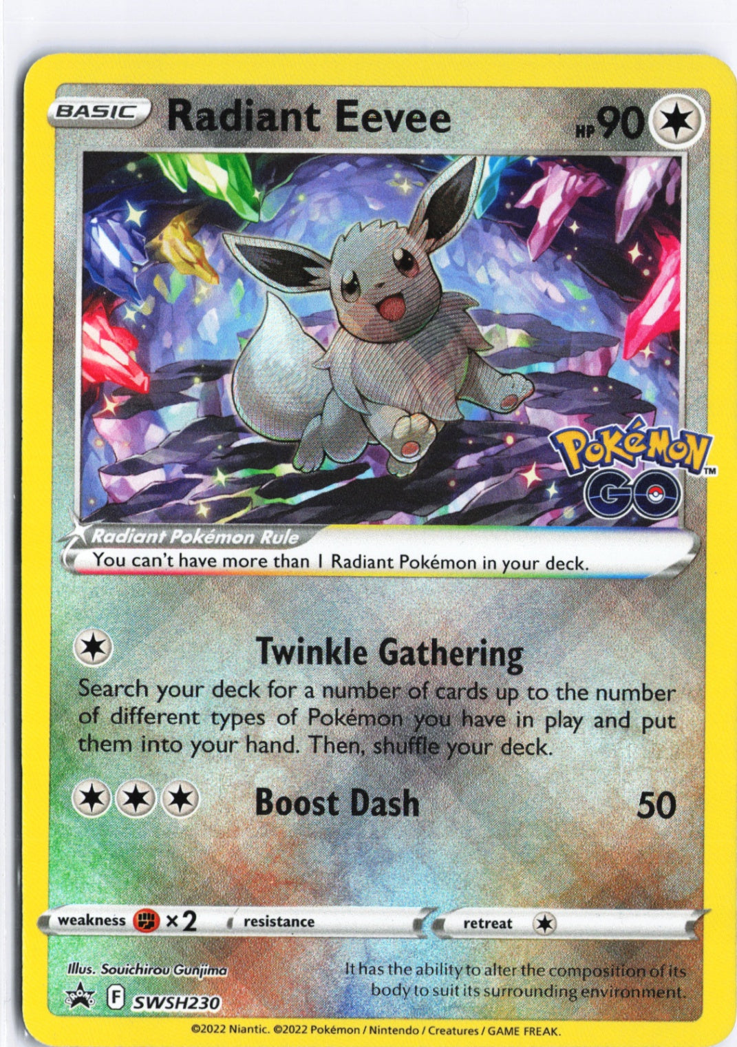 Radiant Eevee Promo SWSH: Sword & Shield Promo Cards SWSH230 NM