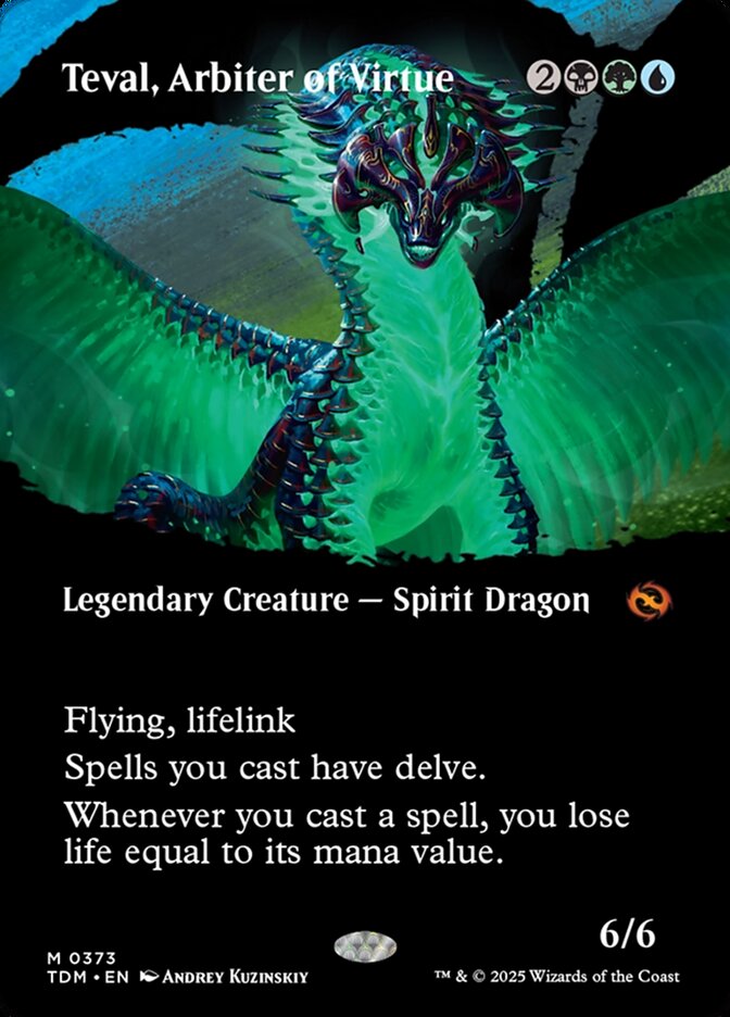 Teval, Arbiter of Virtue - Tarkir: Dragonstorm #373