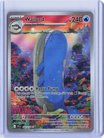Wailord Illustration Rare SV09: Journey Together 162/159 NM