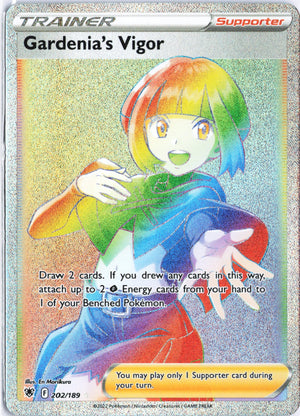Gardenia's Vigor (Secret) Secret Rare SWSH10: Astral Radiance 202/189 NM