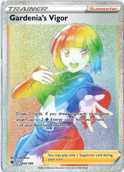 Gardenia's Vigor (Secret) Secret Rare SWSH10: Astral Radiance 202/189 NM
