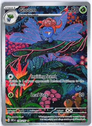 Gloom Illustration Rare SV03: Obsidian Flames 198/197 NM