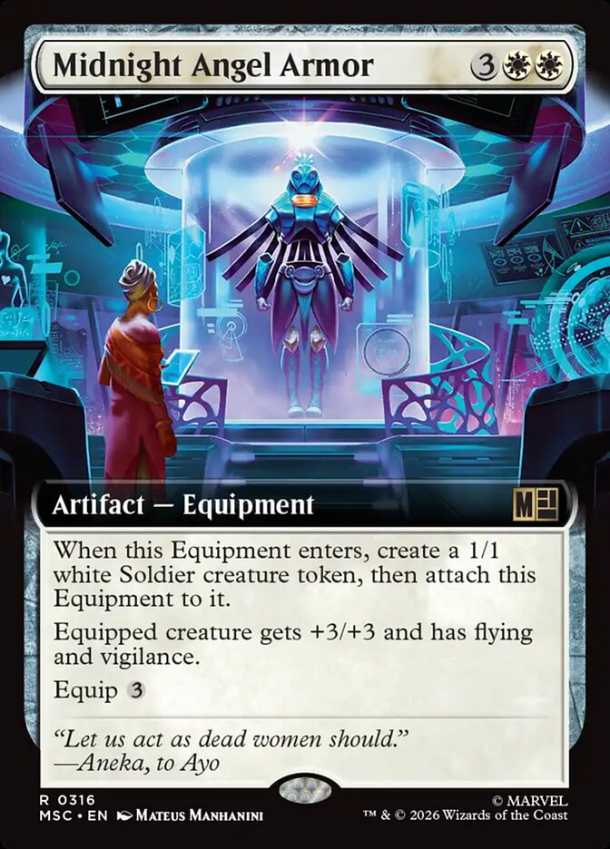Midnight Angel Armor - Marvel Super Heroes Commander #316