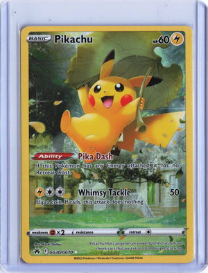 Pikachu Ultra Rare Crown Zenith: Galarian Gallery GG30/GG70 NM