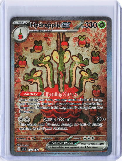 Hydrapple ex - Special Illustration Rare SV07: Stellar Crown 167/142 NM