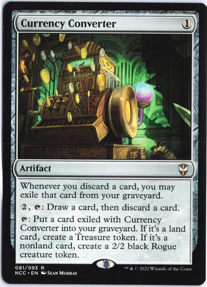 Currency Converter R Commander: Streets of New Capenna 81 NM