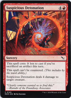 Suspicious Detonation C Murders at Karlov Manor 145 NM