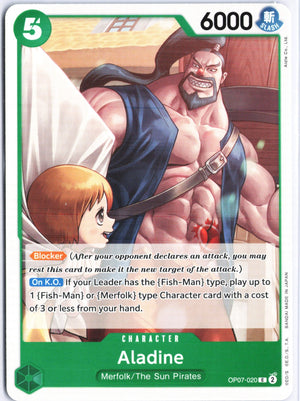 Aladine C 500 Years in the Future OP07-020 NM