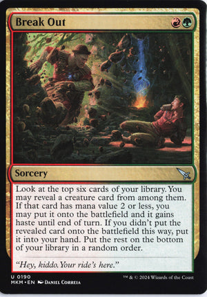 Break Out (a) U Murders at Karlov Manor 190 NM