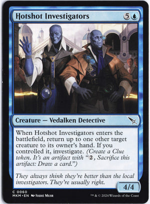 Hotshot Investigators C Murders at Karlov Manor 60 NM