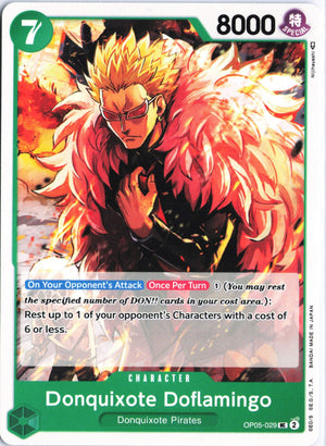 Donquixote Doflamingo (029) UC Awakening of the New Era OP05-029 NM