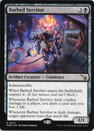 Barbed Servitor R Murders at Karlov Manor 77 NM