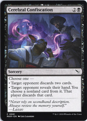 Cerebral Confiscation C Murders at Karlov Manor 81 NM